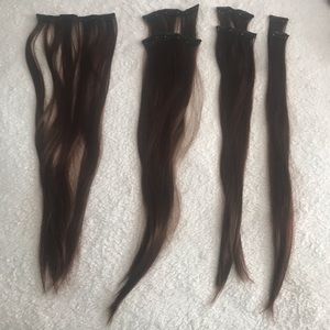 22” straight hair extensions